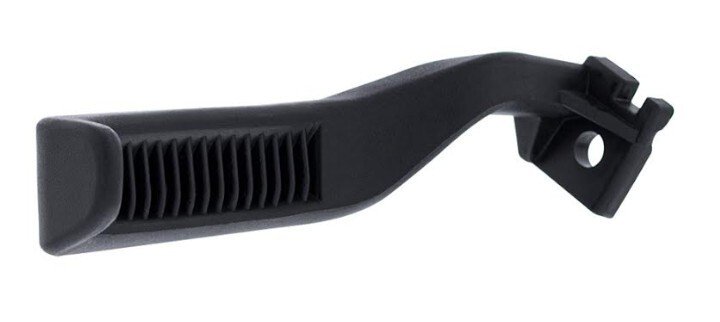 Black Interior Door Handle For 1987-1996 Ford Bronco; Passenger Side