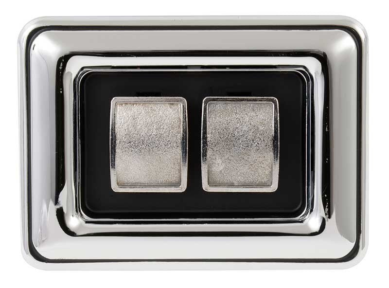Power Window Switch 2-Button Convex Fits 1977-1978 Mopar
