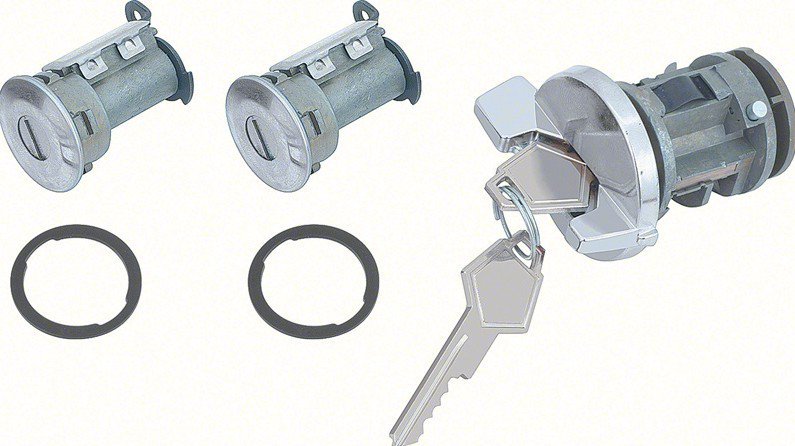 Ignition and Door Lock Set For 1972-1974 Dodge Challenger and Plymouth Cuda