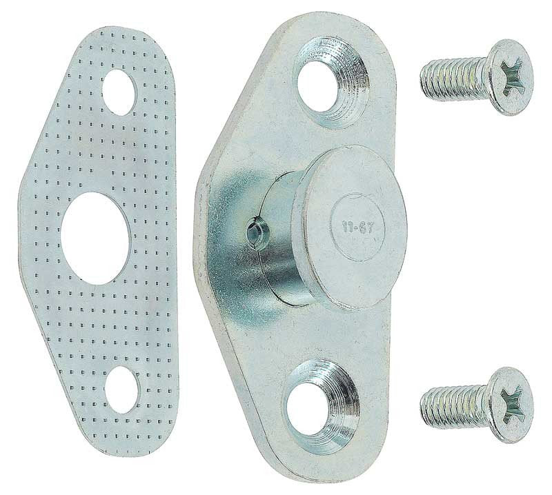 Door Striker Plate & Shim Date Coded 11-67 Fits 1966-1973 Ford, Lincoln, Mercury