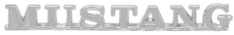 Zinc Die-Cast Fender Emblem For 1965-1966 Ford Mustang