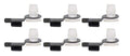 Door Latch Rod Retainer Clip; OE Style Metal Clip For 64-66 Mustang 66-67 Bronco