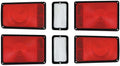 Tail Light Lens Set With Back Up Lenses 6 Lens Set Fits 1971 Dodge Charger