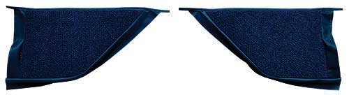 Kick Panel Loop Carpet - Dark Blue Fits 1965-1968 Mustang Coupe