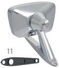 Outer Door Mirror Non-Remote Without Convex Glass Fits 1967-1970 Ford, Mercury