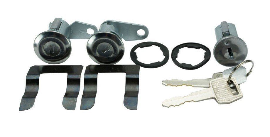 Ignition & Door Lock Set For 1981-1991 Ford F150 F250 F350