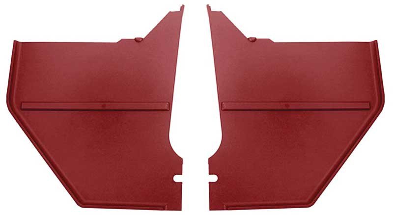 Coupe/Fastback Kick Panel Pair 1966 Dark Red Fits 1964-1966 Ford Mustang