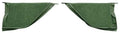 Kick Panel Loop Carpet - Moss Green Fits 1965-1968 Mustang Coupe