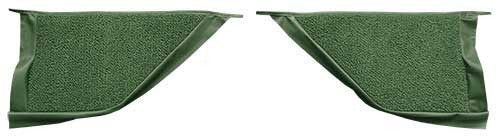 Kick Panel Loop Carpet - Moss Green Fits 1965-1968 Mustang Coupe