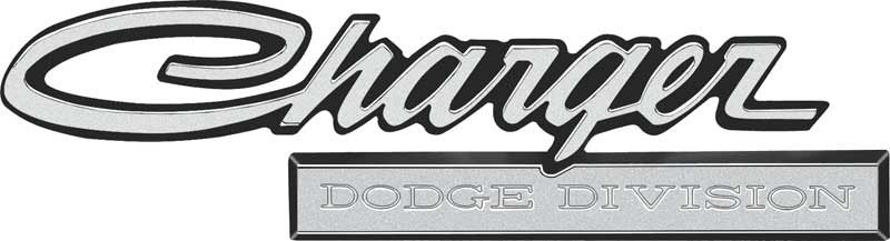 Charger Dodge Division Trunk Emblem Fits 1971 Dodge Charger