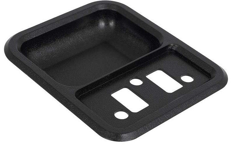 Door Panel Arm Rest Cup For 1968-69 Ford Fairlane Falcon And Galaxie 500; Black