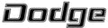 Black Tailgate Name Decal For 1976-1986 Dodge Trucks Small Version 1-3/8 x 5-1/2