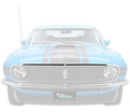 Front Hood Molding Aluminum w/ Hardware Fits 1970 Mustang