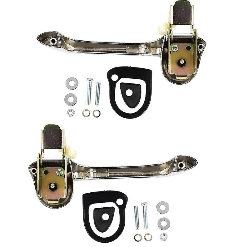 Outer Door Handle Set With Hardware For 1966-1977 Ford Bronco