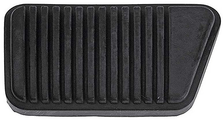 Brake Pedal Pad; Manual Transmission; W/Groove For Trim For 1965-73 Ford Mustang