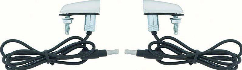 Fender Mounted Turn Signal Lamp Set For 1969-1972 Dodge Dart and Plymouth Duster