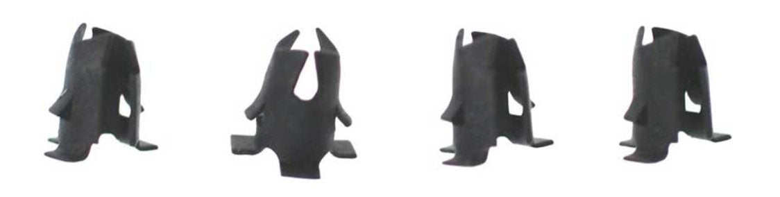 Emblem Barrel Nut For 1964-1965 Ford Mustang 4 Piece Set
