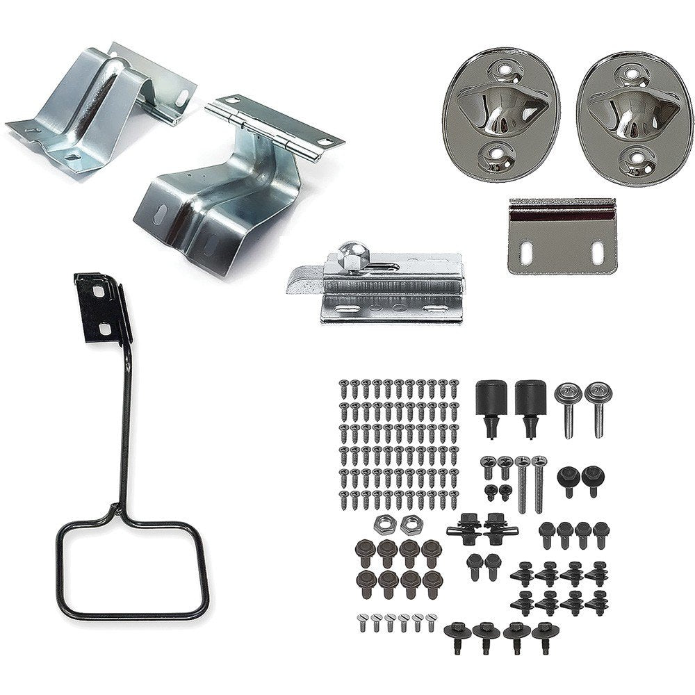 Fits 1967 Mustang Fastback Trap Door Hardware Component Kit
