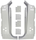A-Pillar Panel Set 6 Piece Set Silver Weld Thru Fits 1967-1968 Mustang, Cougar