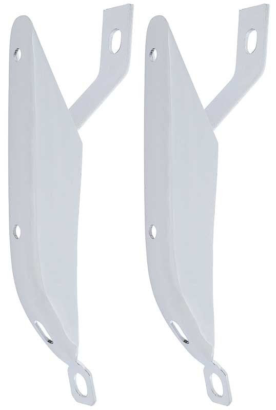 Rear Bumper Guard Set - LH and RH Fits 1967-1968 Mustang Chrome
