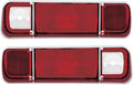 1971-1972 Plymouth Scamp Tail Light Lenses Pair Fits 1970 Dodge Dart