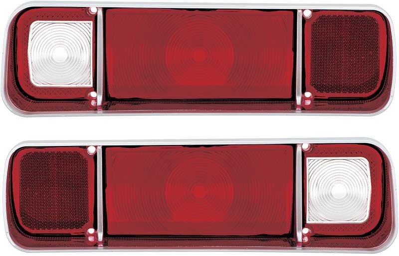 1971-1972 Plymouth Scamp Tail Light Lenses Pair Fits 1970 Dodge Dart