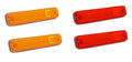 Side Marker Lamp Lens Set For 1973-1979 Ford F100 F150 F250 F350 Trucks