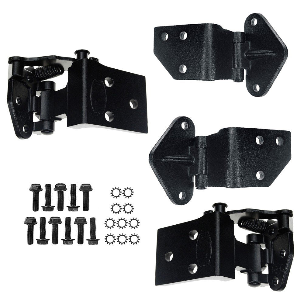 Door Hinge Kit w/ Hardware Fits 1969-1970 Mustang, Cougar