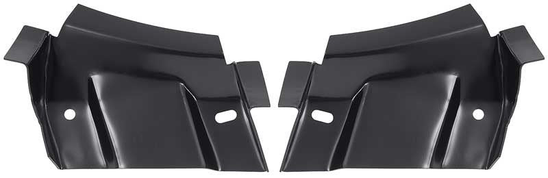 Trunk Lower Hinge Braces Pair EDP Fits 1970-1974 Dodge Challenger