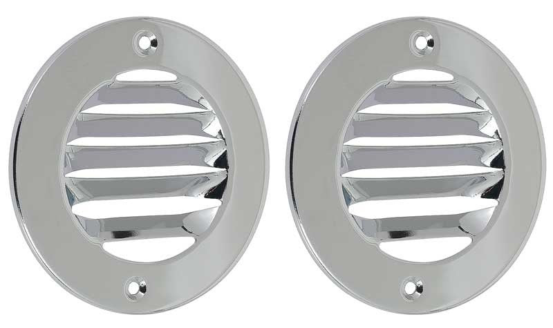 Defroster Vent Grilles Chrome Fits 1961-1966 Ford F-Series