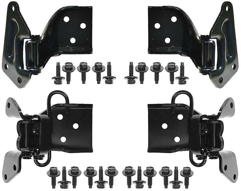 Door Hinge Kit w/ Hardware Fits 1967-1968 Mustang, Cougar