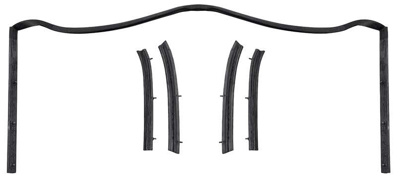 Convertible Top Weatherstrip 5-Piece Set Fits 1964-1968 Ford Mustang
