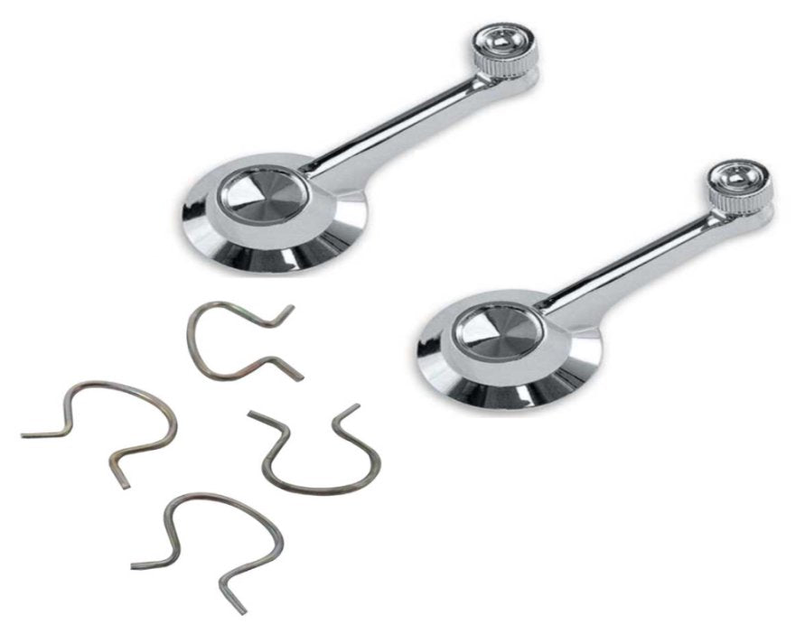 Window Crank Handles Clip-On Type For 1964-66 Ford Mustang Falcon With C-Clips