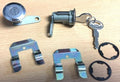 Door Lock Set With Round Keys For 1980-81 and 1986-91 Ford F150 F250 F350