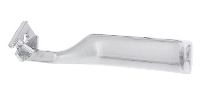Chrome Die-Cast Interior Door Handle For 1980-1986 Ford Bronco; Passenger Side