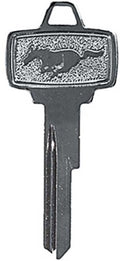Ford Pony Logo Key Blank For Ignition & Door For 1964-1966 Ford Mustang