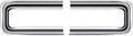 Tail Light Bezels Pair Fits 1966-1967 Dodge Charger