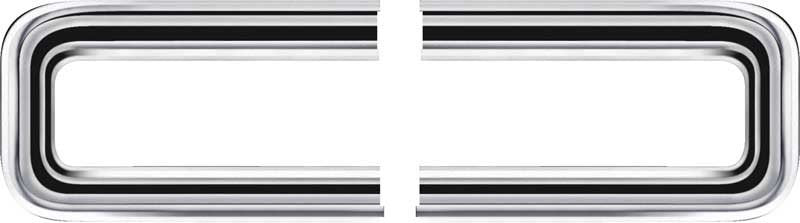 Tail Light Bezels Pair Fits 1966-1967 Dodge Charger