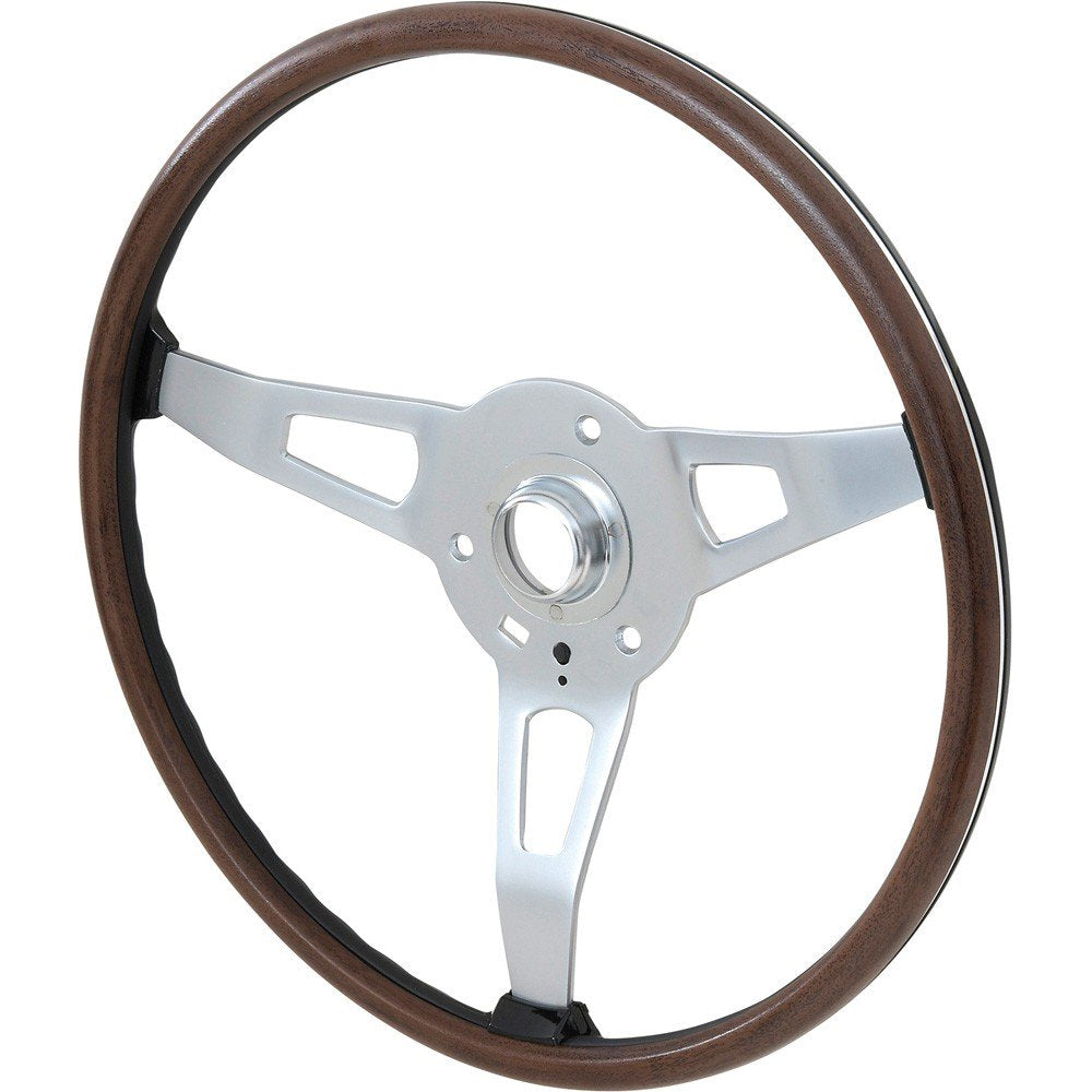 Rim Blow Steering Wheel Woodgrain with S83 Option Fits 1970-1971 Mopar