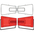 Tail Light Kit Lenses, Bezels, and Gaskets LH and RH Sides Fits 1966 Coronet