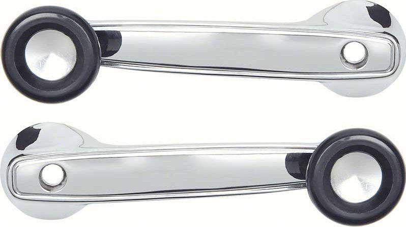 Chrome Window Crank Handle Set For Dart Charger Coronet GTX Challenger Cuda