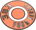 Orange 383 Four Barrel Air Cleaner Lid Decal For 1970 Challenger and Cuda
