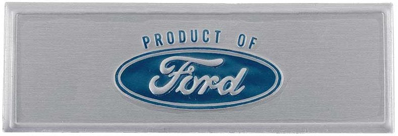 Door Sill Plate Decal 1967-1973 Ford Mustang 1968-1970 Ford Falcon Blue Oval