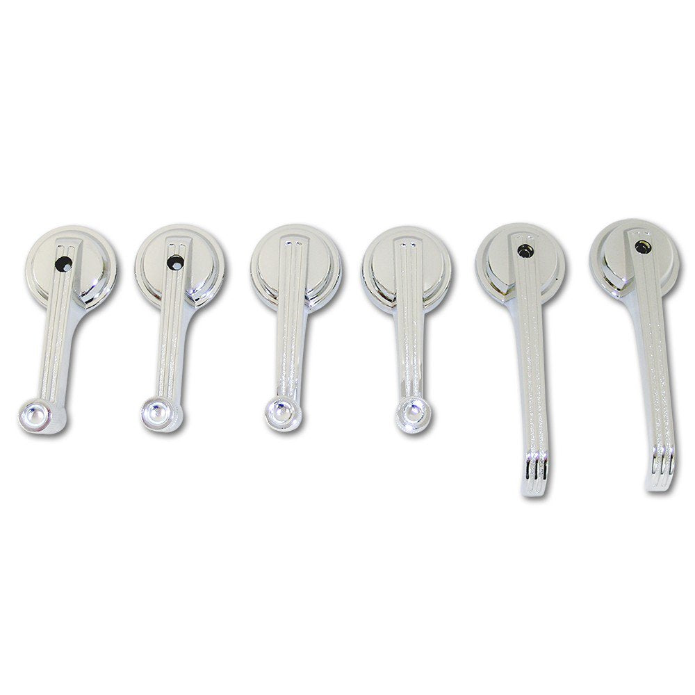 Fits 1965-1967 Mustang Coupe/Convertible Standard 6 Piece Screw-on Style Door/