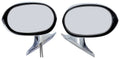 Outer Door Mirrors Pair Fits 1971-1974 Mopar B & E-Body Chrome Bullet