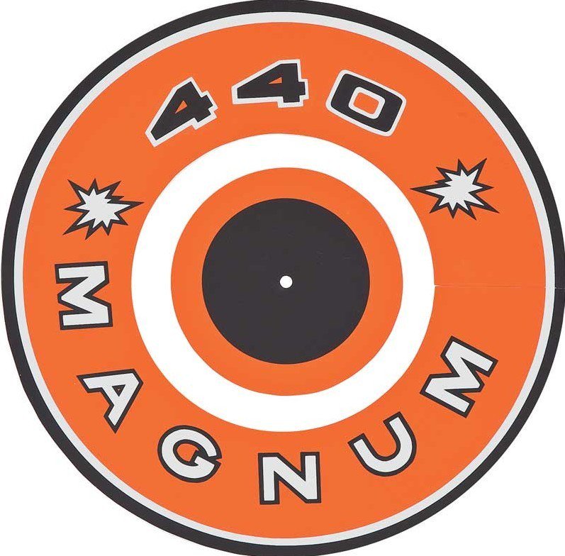 Orange 440 Magnum Air Cleaner Lid Decal For1966-1970 Barracuda and Belvedere