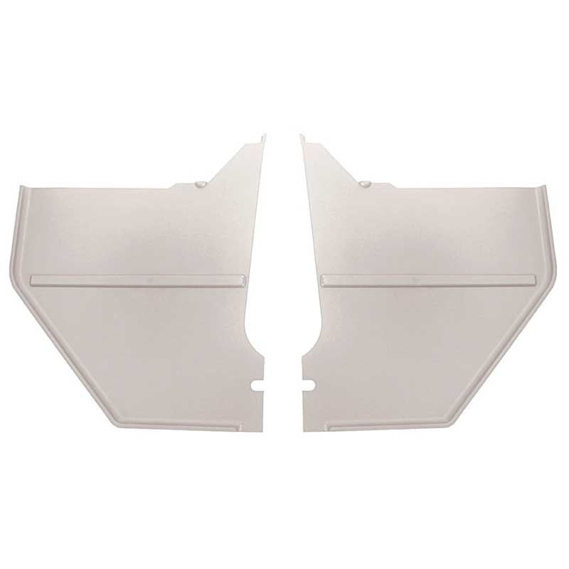 Coupe/Fastback Kick Panel Pair White Fits 1964-1966 Ford Mustang