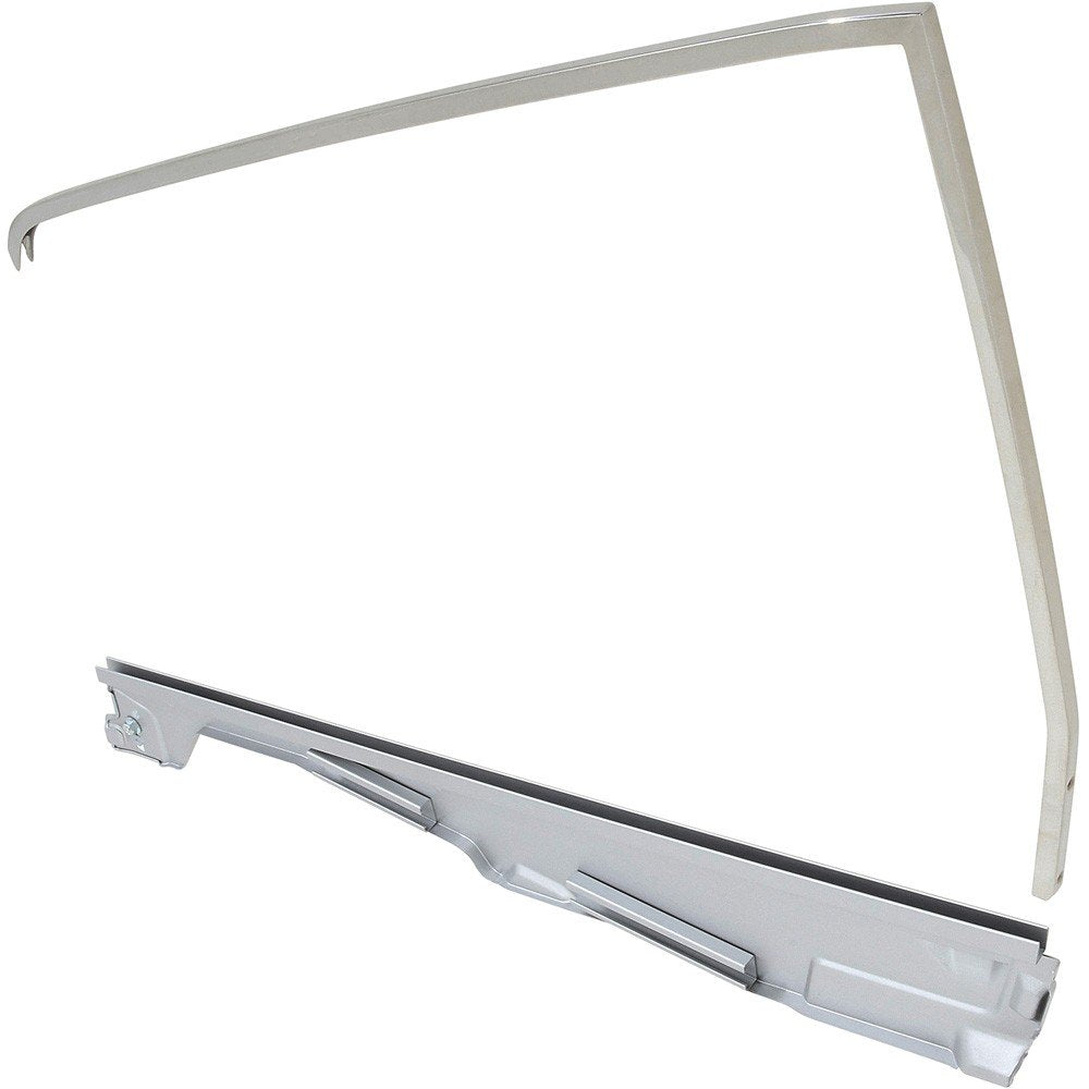 Door Window Frame Set Coupe: RH Fits 1964-1966 Mustang