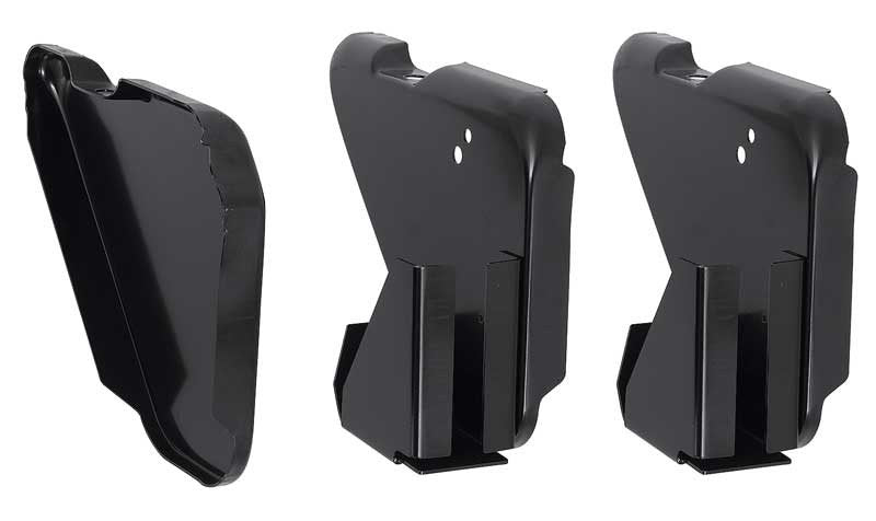 Radiator Support to Inner Fender Brace Set 3 pc Set Fits 1966-1977 Ford Bronco