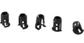 5 Piece 1/8" Stud Emblem Barrel Clip Set For Ford Mustang and Mercury Cougar